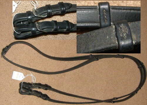 Dble & Stich Buckle Reins 5/8